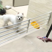 모나코올리브 폭조절 압축 애견 도어펜스, 화이트, 1개 대표사진