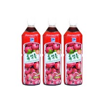 하늘샘 음료 데코로 흑석류 1020ml, 단품