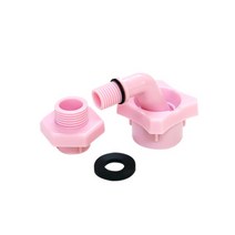 녹물아웃_ 세탁기 젠더_온수용 1개_세탁기용 노즐 온수용 세탁기용 연결 부속품, 1, 1개