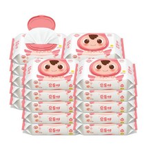 [순둥이] S-nBpC/베이직 엠보싱 플러스 물티슈 캡 100매 10+10팩, 상세 설명 참조