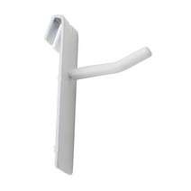 JNCP 휀스망 일선후크 후크 고리 악세사리 걸이 진열 메쉬망 네트망 철망, 1개, 화이트(2.5cm)