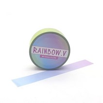 아띠마스킹 레인보우 보라 마스킹테이프 15mm 디자인마스킹테이프