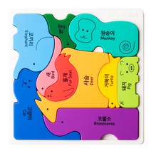 실리만 실리콘 동물퍼즐 WSB531, 3세이상