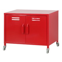 마켓비 MKB 캐비넷 이동식 양문 수납장 600 철제 틈새 / 이케아 화이트 슬림 서랍장 거실 베란다 안방 미니 침대 틈새 선반 안방 수납장, 마켓비 MKB 캐비넷 이동형 양문 수납장 레드