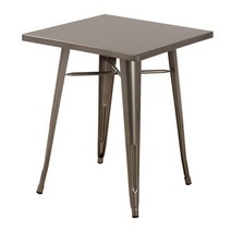 마켓비 빈티지 600 테이블 카페 다이닝 2인용 식탁테이블 / 이케아 업소용 홈바 바 테이블 철제 4인용 커피숍 탁자 거실 미니 식탁, 마켓비 빈티지 600 테이블 T1101-60 건메탈