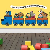 뭉키데코 키즈스티커 엘리, 소풍을 가요