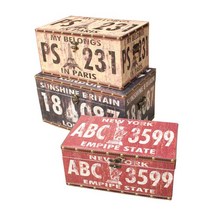 퍼닉 세계여행 빅우드박스 3개입, 혼합색상, 1세트