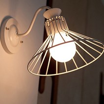 보성조명 사랑벽등 20 x 24 cm, 화이트