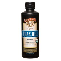 바린스 리그난 플랙스 오일 오메가 3 비건, 473ml, 1개