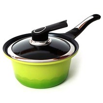 키친아트 세라믹 통주물 편수냄비, 18cm, 본상품선택