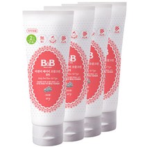 비앤비 베이비 오랄크린 겔타입 치약 2단계 포도향, 40g, 4개