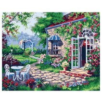 ALB 명화그리기 정원 40 x 50 cm, 혼합 색상, 1개