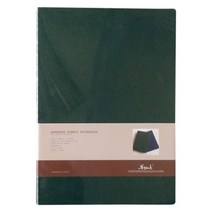 핸드메이드 패브릭 유선노트 - CIALUX, 그린