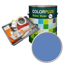 노루페인트 컬러플러스 페인트 4L + 도구 세트, 아이리스