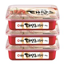 샘표 태양초 고추장, 170g, 3개