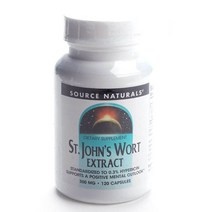 소스내츄럴스 세인트 존스 워트 추출물 300mg 캡슐, 120개입, 1개