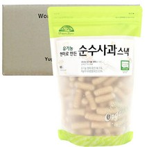 오가닉스토리 유기농 현미로 만든 순수사과 스낵 60g, 5개입, 현미