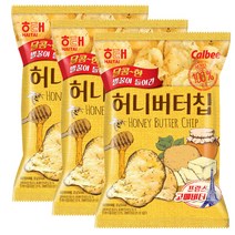해태제과 허니버터칩, 60g, 3개