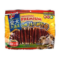 반도통상 만도 애견용 간식 사사미혼합, 끊어먹는 오리 우유껌, 1개