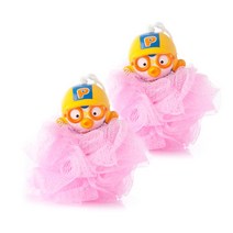 뽀로로 인형샤워볼, 핑크, 2개입