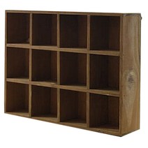 THEZAKKA 우드벽12칸수납장 SXWO020, 우드