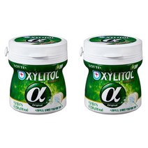 롯데 자일리톨 알파 오리지날, 86g, 2개