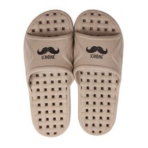 샤바스 스칸디나 안전 라탄 욕실화 수염 베이지, 1개