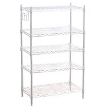 가쯔 메탈 선반수납장 5단 750 화이트, 1개