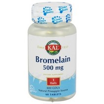 Kal 브로멜라인 500mg 타블렛, 60개입, 1개, 60정