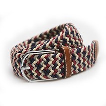 니꼴레닉 남여 골프 엘라스틱 밴딩 벨트, 112 퍼플 + 네이비베이지