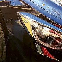 달구름 리플렉터 그랜져ig 헤드라이트 데칼 스티커 엘로우(2조각 한대분), 1세트, 엘로우