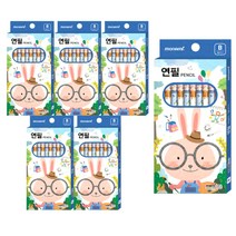 모나미 모니주 연필 B 10p, 남, 6개