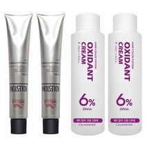 웰라 뉴콜레스톤 퍼펙트 퓨어컬러 염색제 80g + 산화제 100ml, 캐럿오렌지 14/44, 2세트