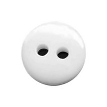 미니 쿠키 셔츠단추 10 mm, 화이트, 40개