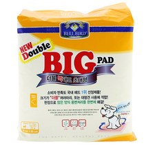 벨버드 더블 빅패드 초대형 배변패드 20매, 20매입, 1개