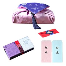 팔복상회 현금 예단세트 릴리, 신랑(봉채) 2색함 / 예단보 홍색 추가 / 예단 서식지 추가