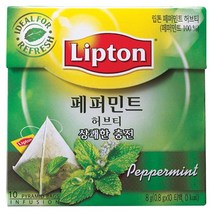 립톤 허브티 페퍼민트 10티백, 1개