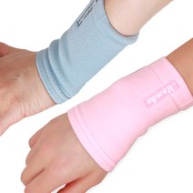 맘바스포츠 액티브드라이 손목보호대 일반형 핑크+민트, 2세트