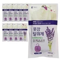 크린스타 옷장 탈취제 라벤더향, 4g, 10개