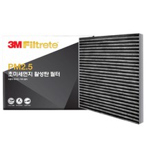 3M PM2.5 초미세먼지 활성탄 필터, F6236, 1개