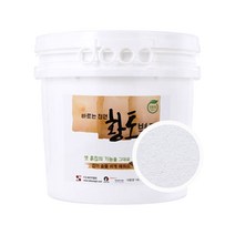 이오세라믹황토 바르는 천연 황토벽지 16L, 화이트, 1개