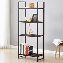 서우홈 철제선반 4단, 블랙
