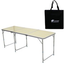 조아캠프 캠핑테이블 180 + 전용가방 랜덤 발송, 우드