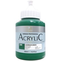 신한 아크릴물감 599, 500ml, 1색