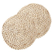 마켓감성 옥수수잎 코스터 테이블매트 원형 2p, 45cm