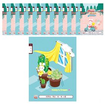 영아트 여아용 초등 8칸 국어노트, 랜덤 발송, 20개입