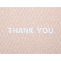 와니데코_접착이니셜 _THANK YOU, 화이트