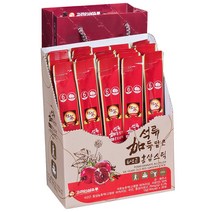 고려인삼유통 석류 가득 담은 6년근 홍삼스틱 + 쇼핑백, 12g, 30개입