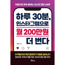 [스몰빅인사이트]하루 30분 인스타그램으로 월 200만원 더 번다 : 자동으로 돈이 벌리는 인스타그램 노하우, 스몰빅인사이트, 우슬비
