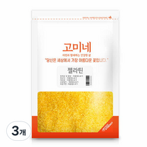 고미네 젤라틴, 300g, 3개